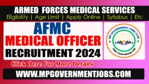 medical officer recruitment 